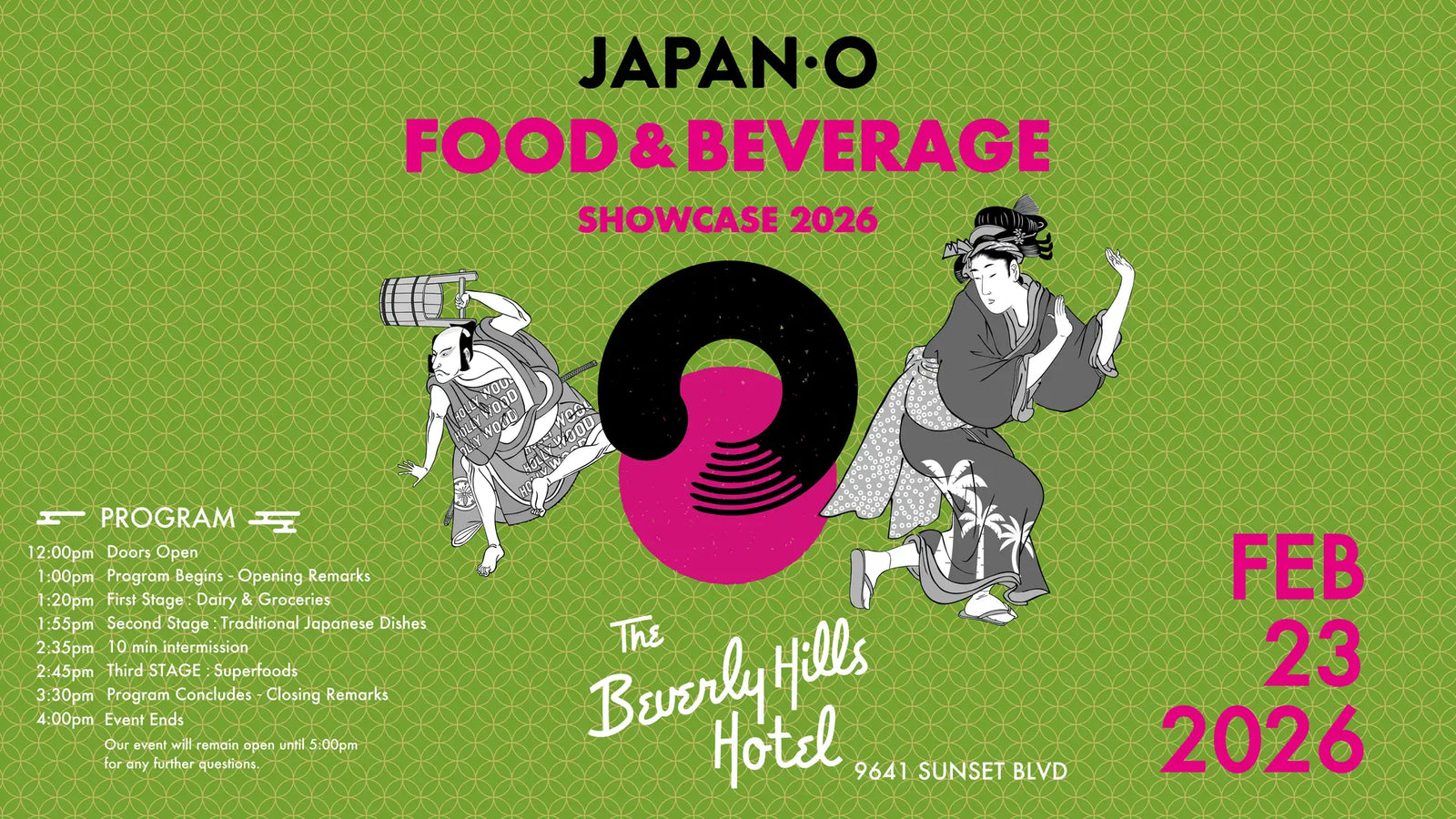 「JAPAN-O FOOD & BEVERAGE SHOWCASE 2026」に参加します