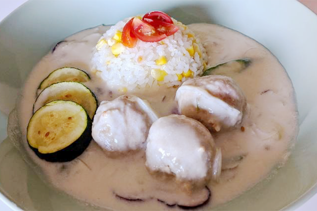 TOFU MEAT(トーフミート)ボールの和風シチュー