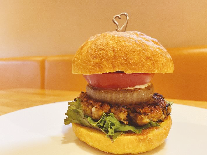オートミールとTOFU MEAT(トーフミート)のハンバーガー